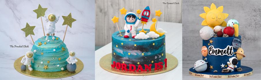 trending astronaut cakes